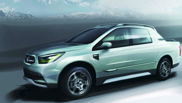 SsangYong SUT 1 concept: Napoved novega serijskega modela