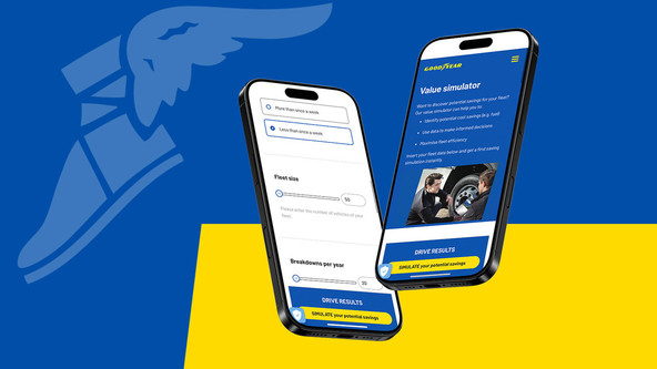 Goodyear Value Simulator: GOODYEAR JE RAZVIL ORODJE ZA OPTIMIZACIJO STROŠKOV VOZNIH PARKOV