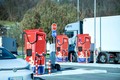 Odprtje polnilnega parka na Lukovici jug : Petrol postavil prve ultra hitre polnilnice za električna tovorna vozila v Sloveniji