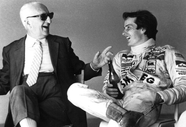 Enzo Ferrari & Gilles Villeneuve